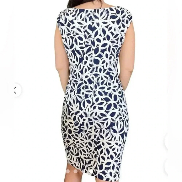 Ralph Lauren  Blue and White Dress size 4P - Picture 5 of 13